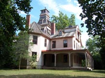 The mansion at historic Batsto Village