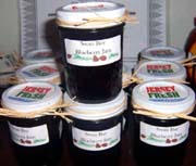 JERSEY FRESH homemade jams by Swan Bay are available at Buzby's in Chatsworth.