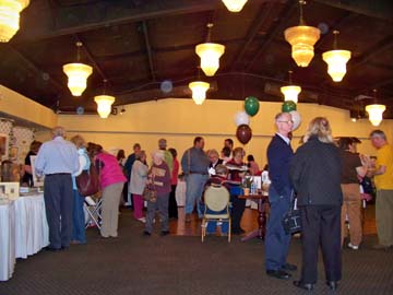 Crowds of visitors to Lines on the Pines - ABC's of the Pine Barrens flocked to visit the many Pine Barrens dignitaries in attendance.