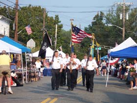 Opening ceremonies at the Annual Pirate's Day Festival, held the first Saturday after Labor Day each September.