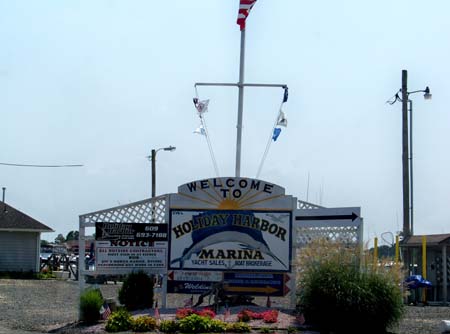 Holiday Harbor is a popular marina in the coastal Pinelands town of Waretown (Ocean Township) NJ