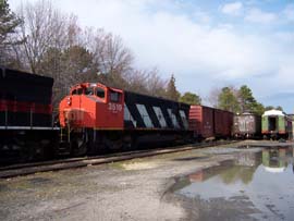 Engine at Winslow Junction, NJ